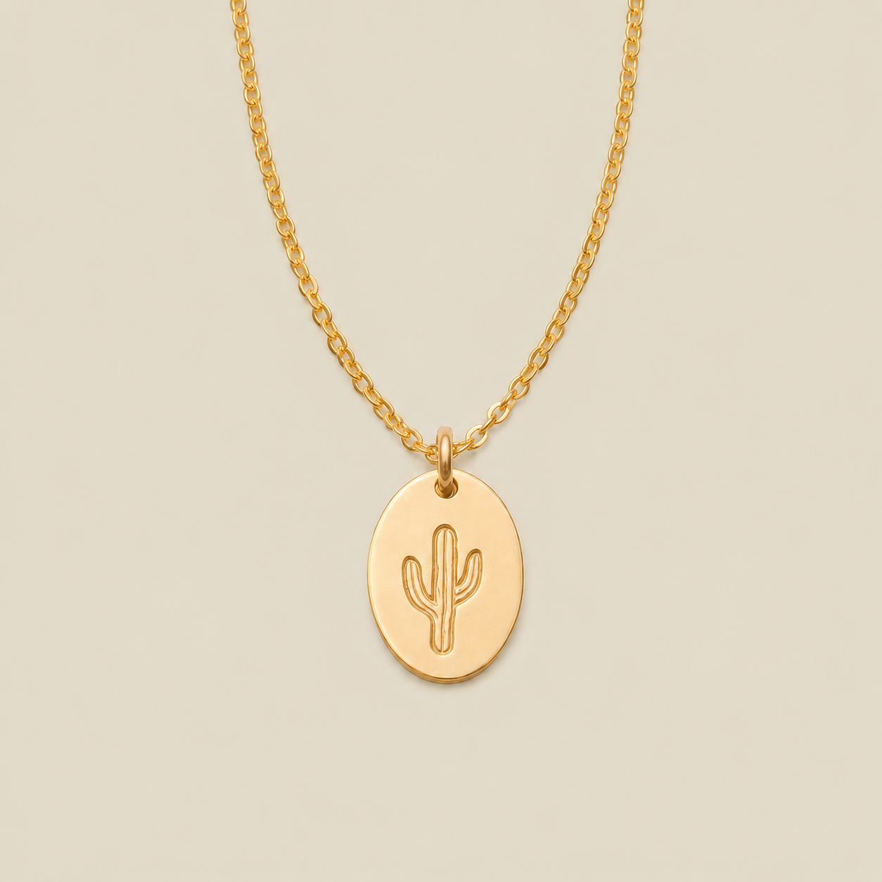 Mini Oval Necklace