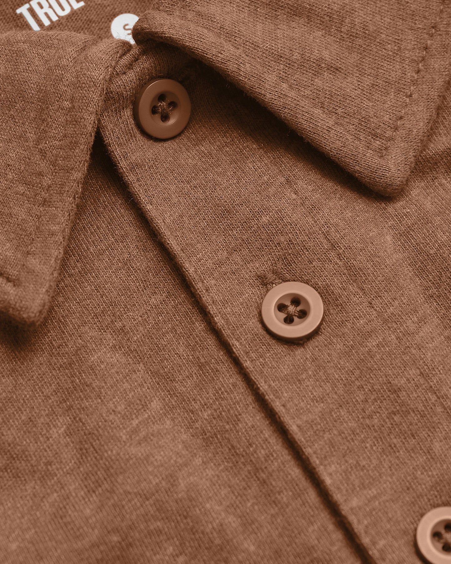 Dark Heather Sepia Classic Polo