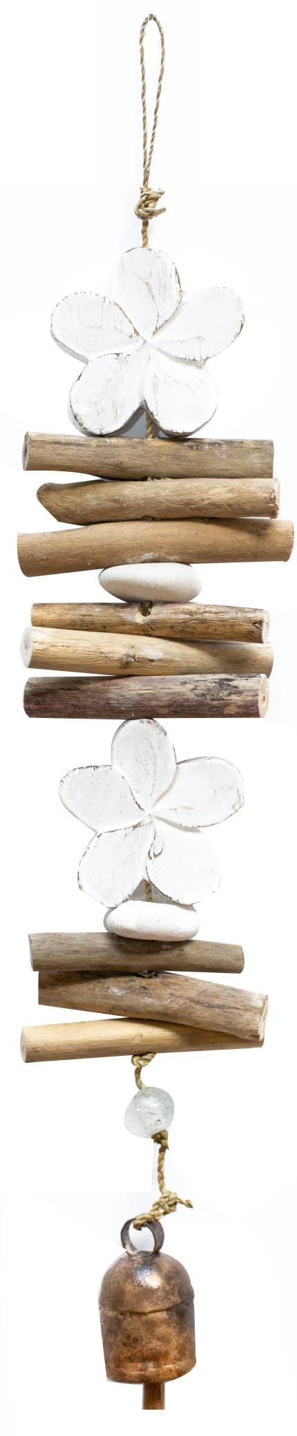 Double Flowers/Beads & Bell Wind Chime