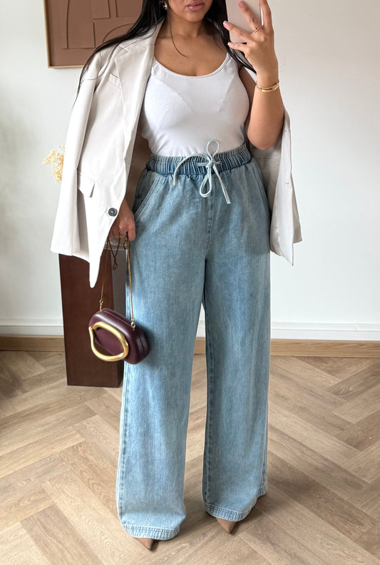 Pantalon 8571 I Bleu Clair 1