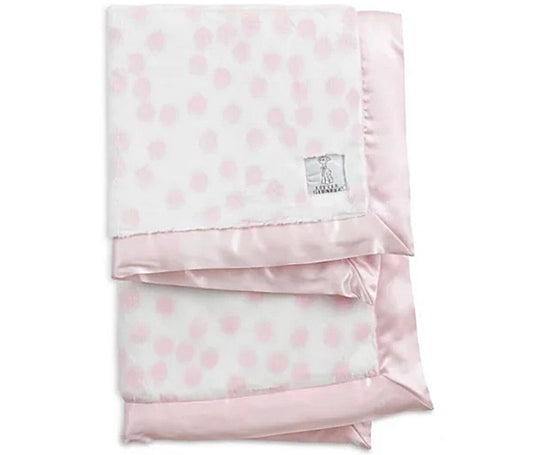 Little Giraffe Luxe Confetti Baby Blanket (Pink, Blue)