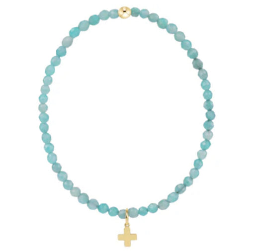 Enewton Classic 3mm Bracelet with Signature Cross Charm (3 Colors)