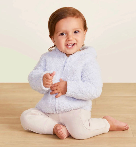 Barefoot Dreams CozyChic Infant Hoodie, Blue