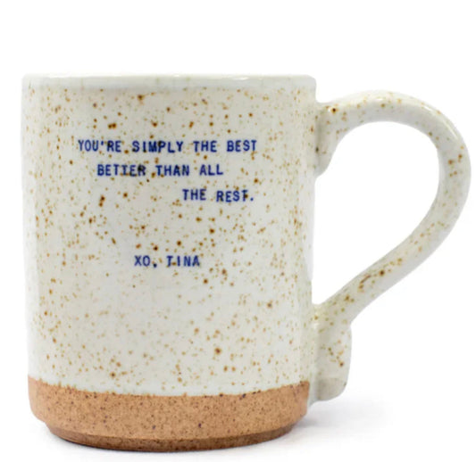 XO Quote Mug - You're Simply the Best