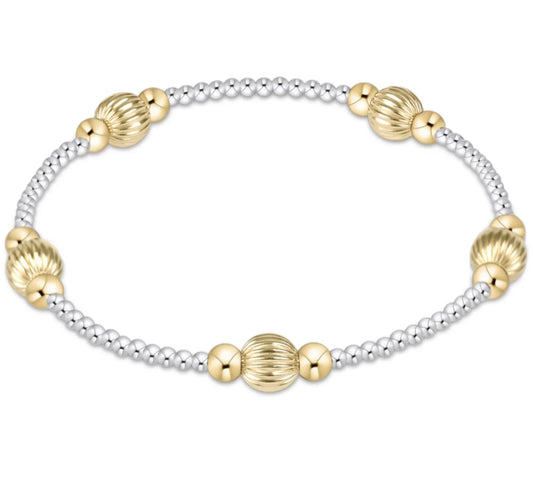 Enewton Purpose Dignity 6mm Mixed Metal Bead Bracelet
