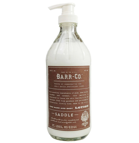 Barr-Co. Saddle Scent Shea Butter Lotion, 16 oz