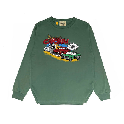 Gallery Dept Long Sleeved Shirt Fashion Brand Long Sleeve Long-Sleeved T-shirt Blouse