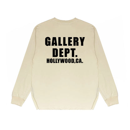 Gallery Dept Long Sleeved Shirt Fashion Brand Long Sleeve Long-Sleeved T-shirt Blouse