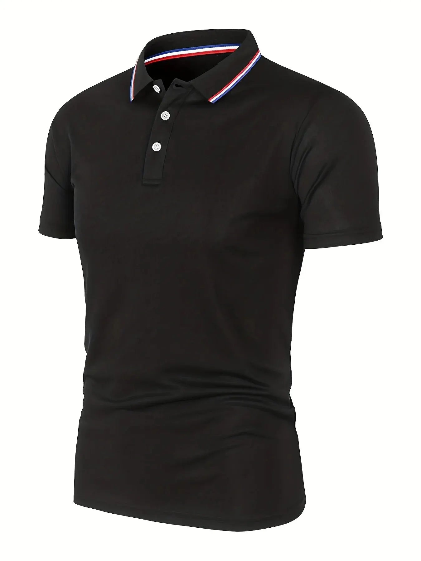 2025 Hot Sale Men's Summer Casual Breathable Comfortable Polo Shirt Men's Solid Color High Quality Short Sleeve T-Shirt