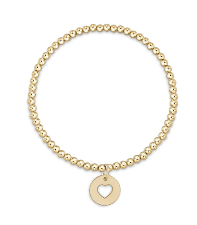 Enewton Extends Classic Gold Love Gold Disc 3mm Bracelet