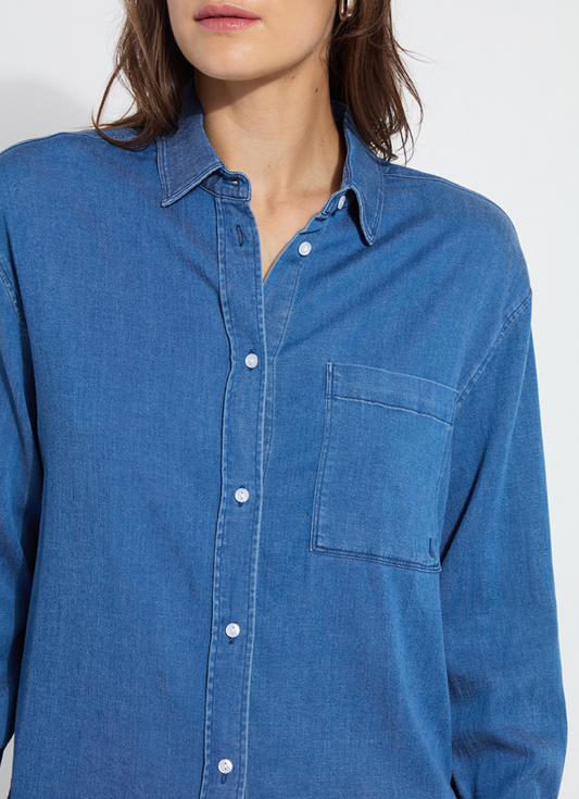 Lysse Chambray Shirt (LAST ONE, M)