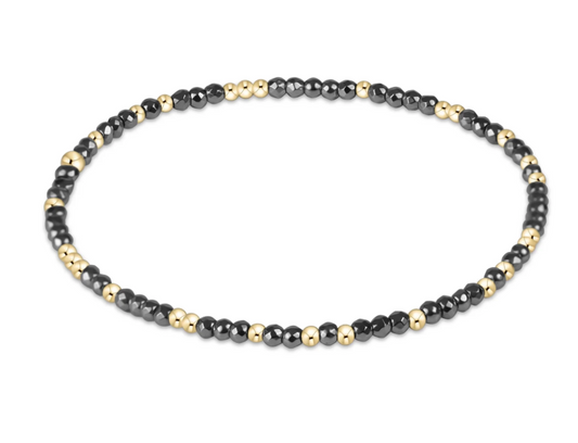 Enewton Hope Unwritten Hematite 2mm Beaded Bracelet - 3 Styles