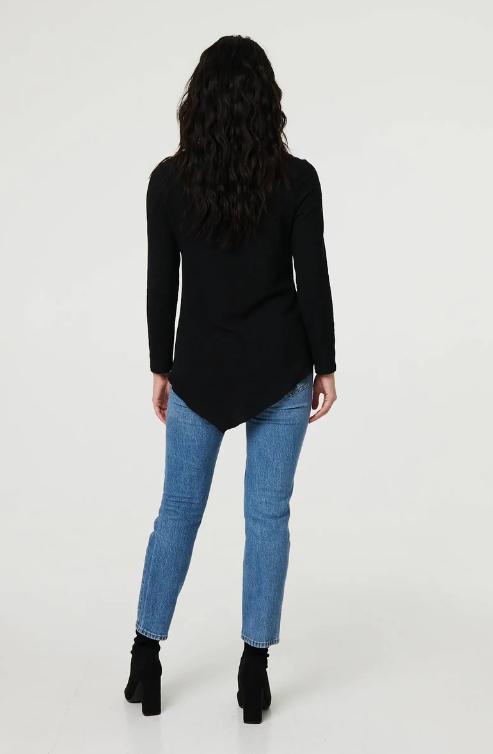 Nevada Black Leopard Panel Top