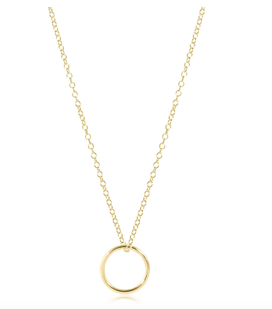 Enewton Halo Gold Charm Necklace