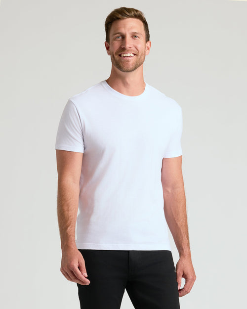 White Classic Crew Neck
