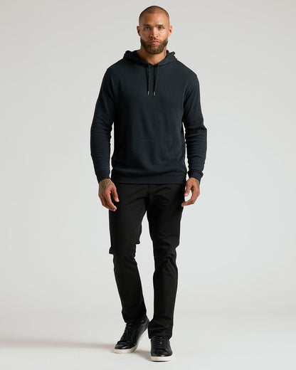 Black Waffle Hoodie