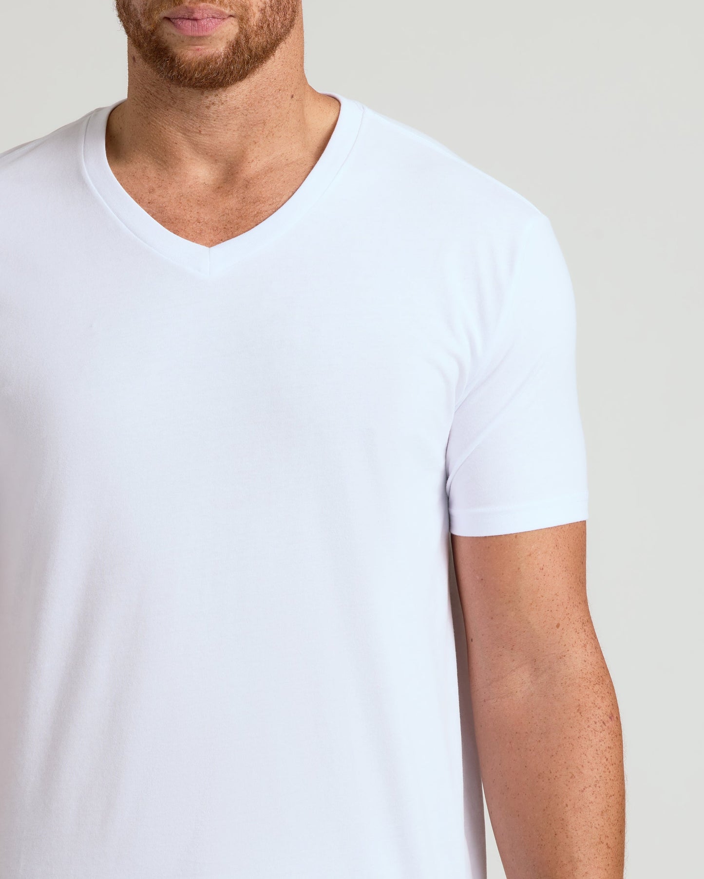 White Classic Tall V-Neck 10-Pack