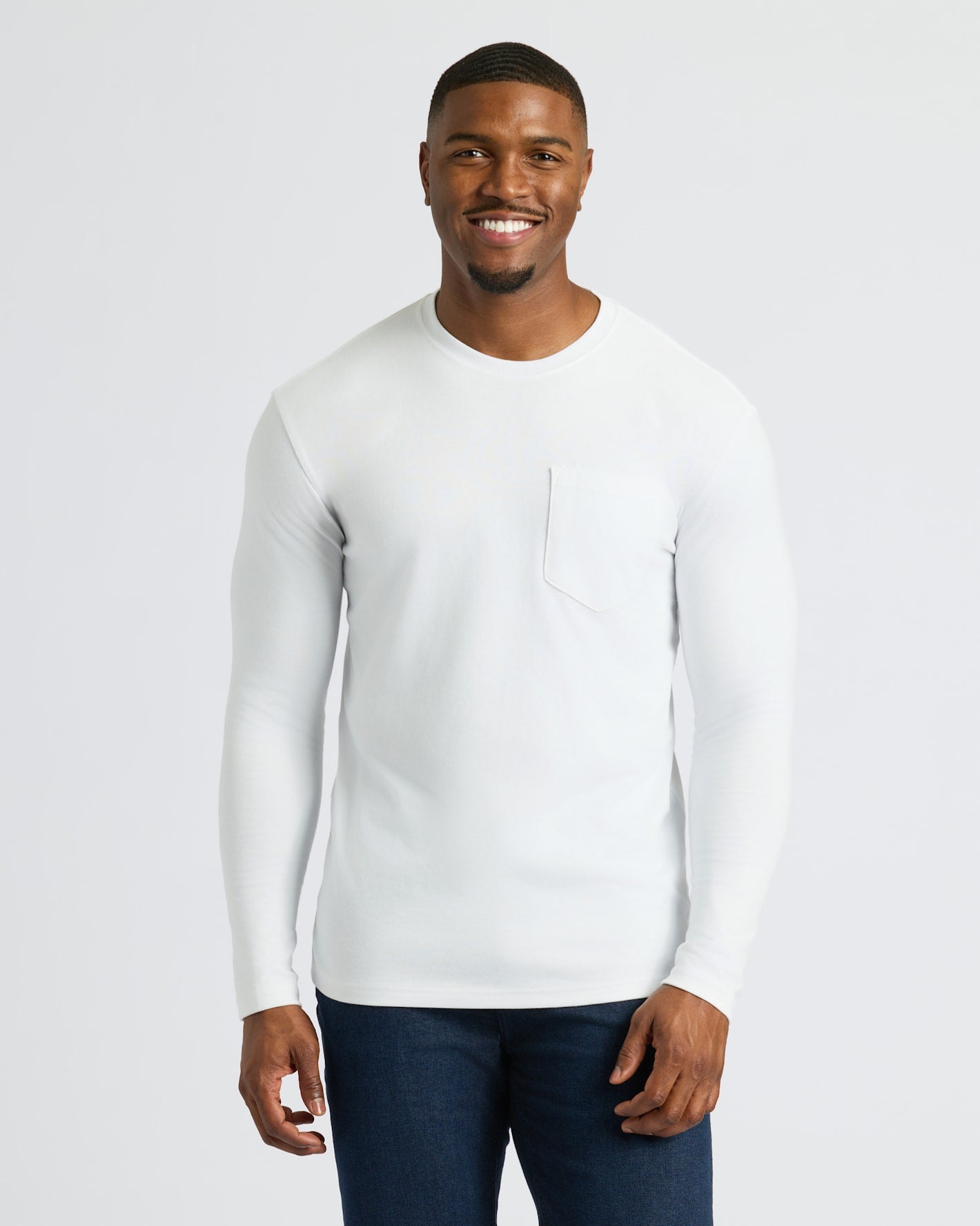 Staple Tall Heavyweight Long Sleeve Pocket Crew 4-Pack