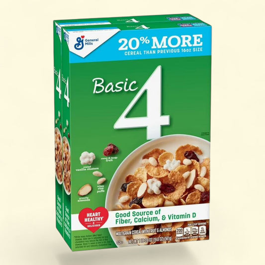 Basic 4 Cereal, Fruit and Nut, 18 oz