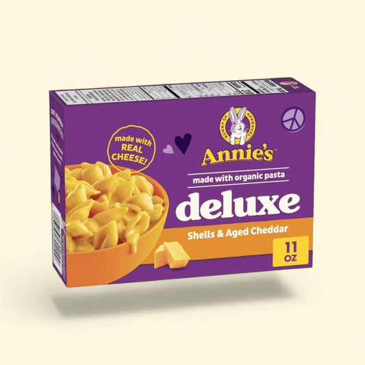 Annie's Deluxe Shells and Aged Cheddar, 11 oz