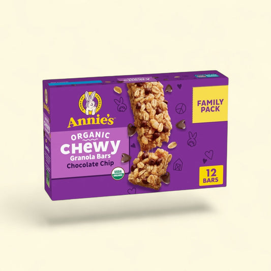 Annie's Chewy Granola Bars, Chocolate Chip, 12 ct