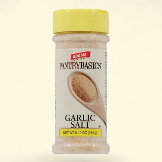 Adams Garlic Salt, 6.49 oz