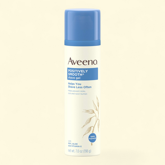 Aveeno Positively Smooth Shaving Gel, 7 oz