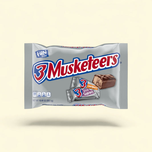 3 Musketeers Fun Size Chocolate Candy Bars, 10.48 oz.