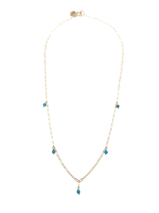 Marie Gem Necklace, Apatite