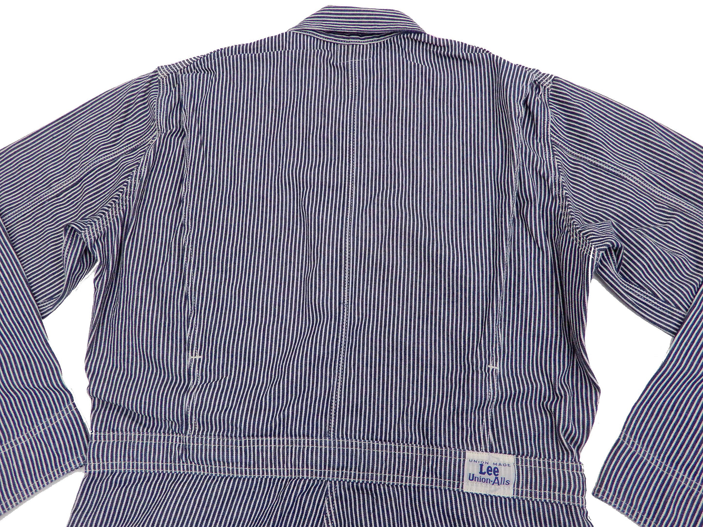 Lee Coverall Men's Reproduction of Union-All Long Sleeve Unlined Coveralls LM7213 LM7213-104 Hickory Stripe