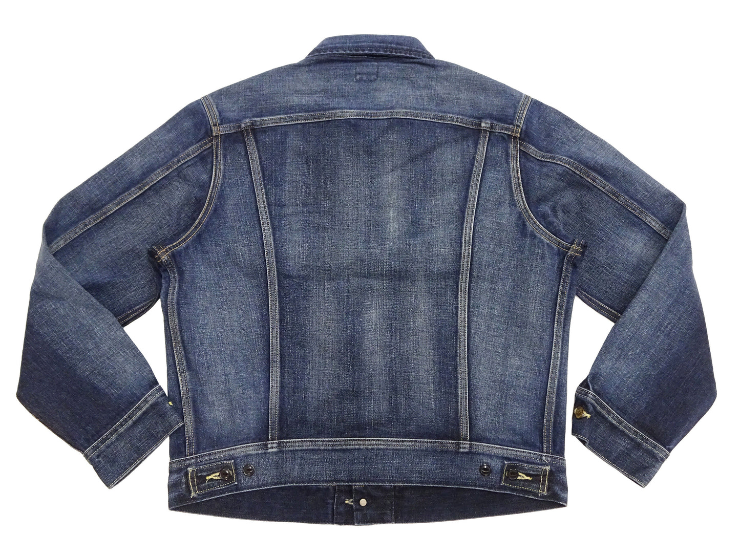 Lee 101J Rider Jacket Men's Denim Jacket 14.4 oz Left-Hand Twill - Lee Japan Reproduction (LM8100-526 Faded Indigo One-Wash)