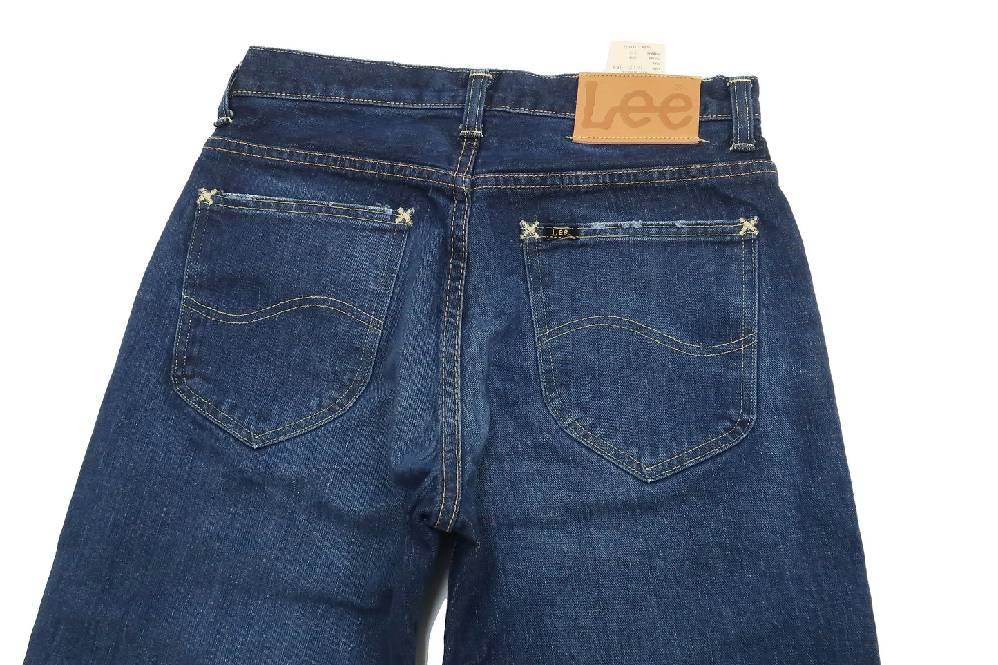 Lee Jeans 101Z with Zip fly Men's Regular Fit Straight Jeans LM8101 Made in Japan LM8101-526 Pre-Faded Blue Indigo Denim