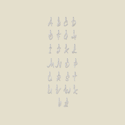 Script Initial Q Charm