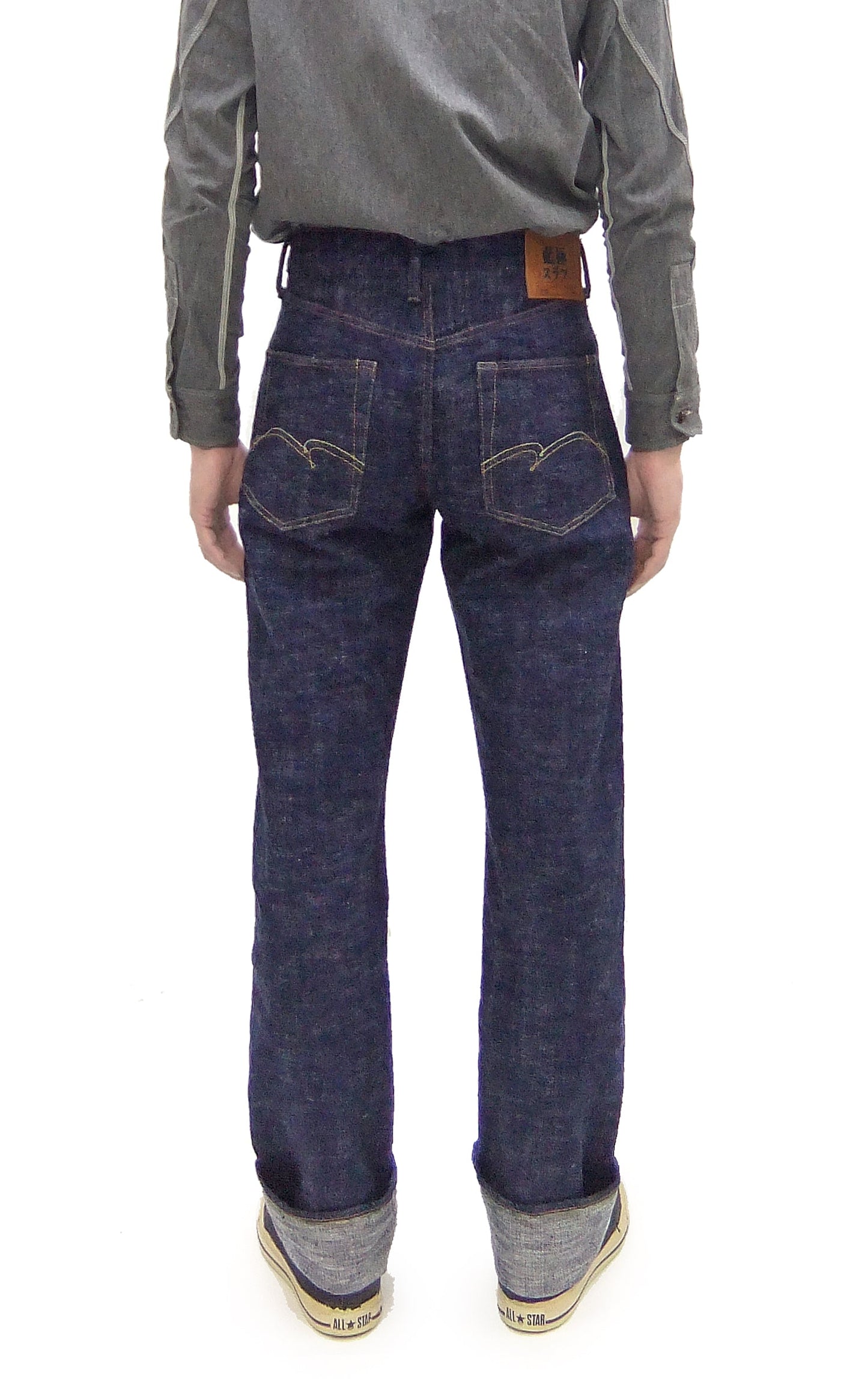 Studio D'artisan Jeans Men's 16oz. Indigo Slub Denim Jeans Regular Straight Fit Jean Pants SDA SP-108 One-Wash
