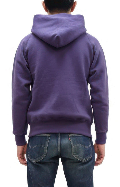 TOYS McCOY Steve McQueen Pullover Hoodie - Extra Heavyweight 14.8oz Loopwheeled Fleece Hooded Sweatshirt - Made in Japan - (TMC2542 121 Faded Blue)