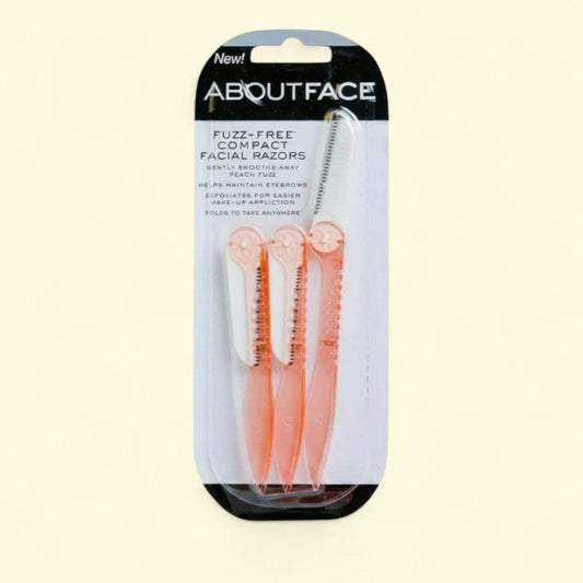About Face Facial Razors, 3 Beauty Groomers, 3 counts